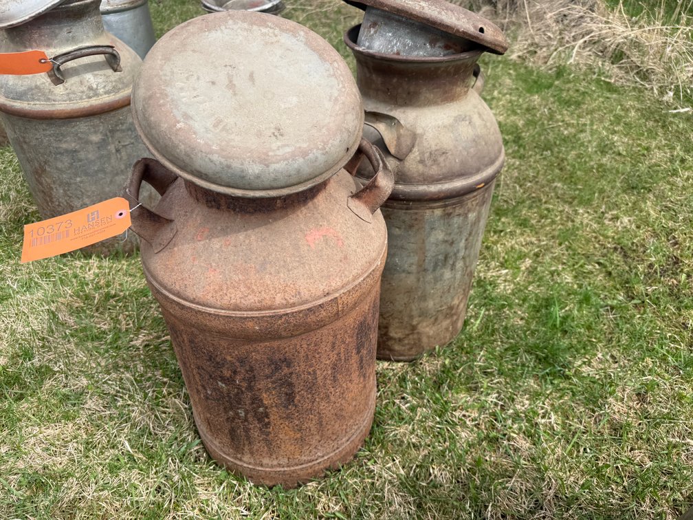 (2) Milk Cans