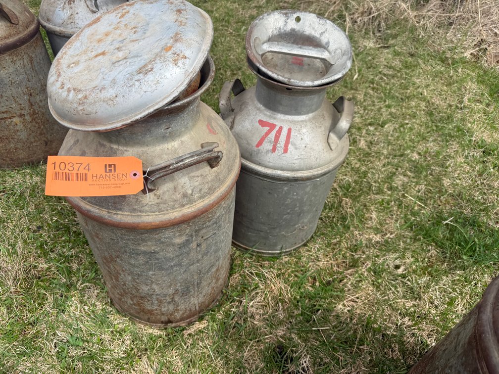 (2) Milk Cans