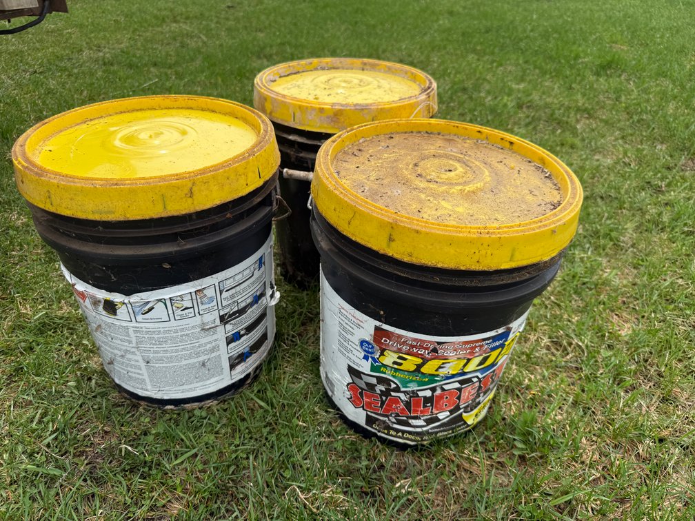 (3) Pails of Sealbest Driveway Sealer
