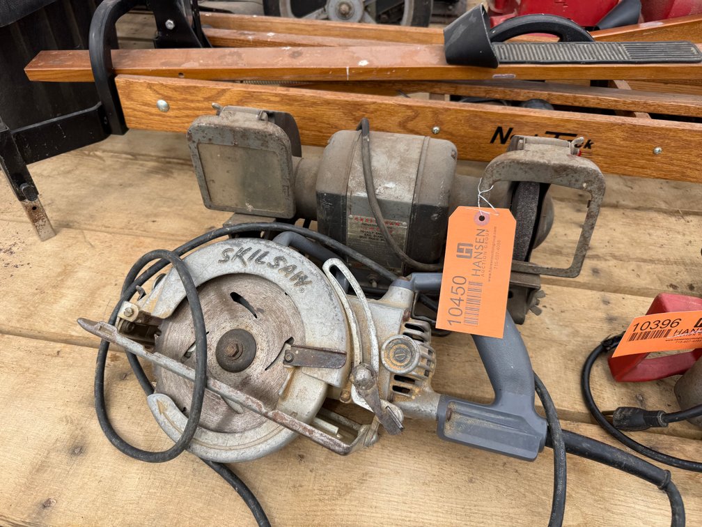 Craftsman Bench Grinder and Skil Saw
