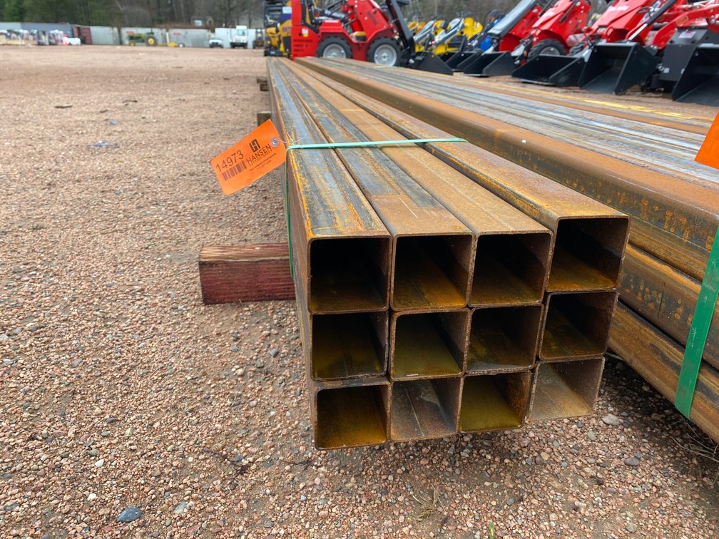 (12) 2-1/2"x2-1/2" Steel Tubes
