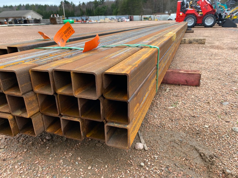 (12) 2-1/2" x 2-1/2" Steel Tubes