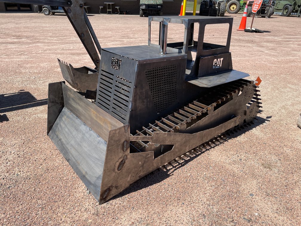 Shop Made Bulldozer Fire Pit