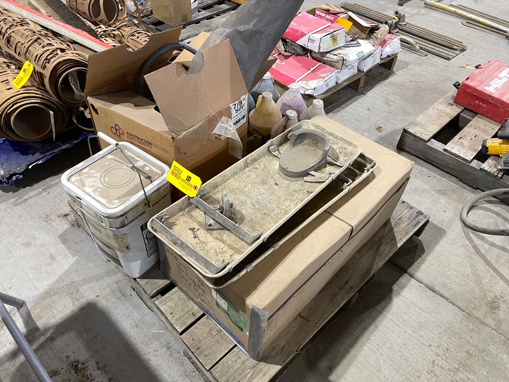 Pallet of Concrete Supplies