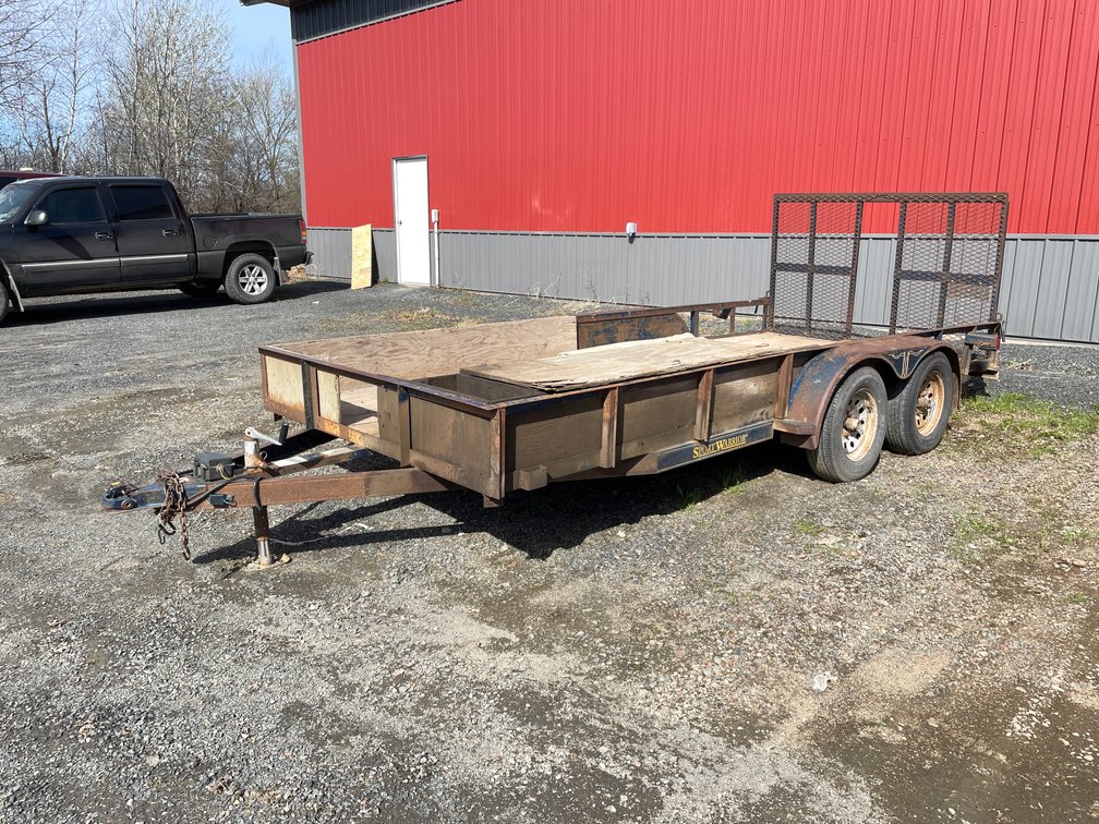 2014 Sport Warrior 16' Tandem Axle Utility Trailer (Has WI Title)