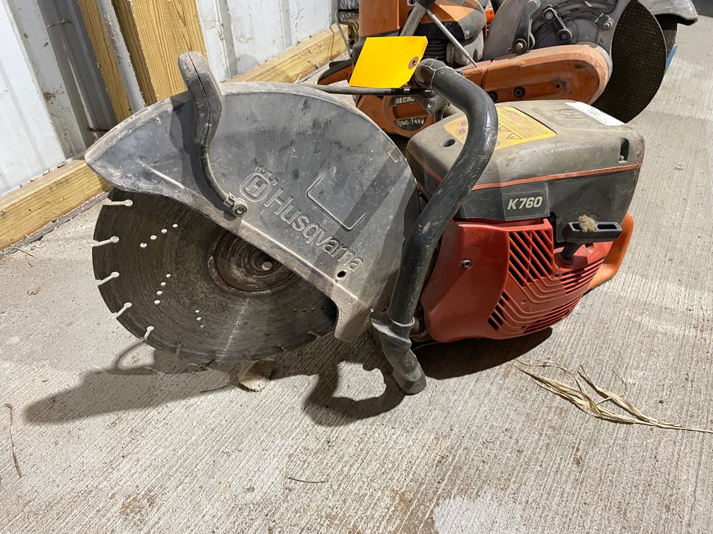 Husqvarna K760 Gas Powered Concrete Saw