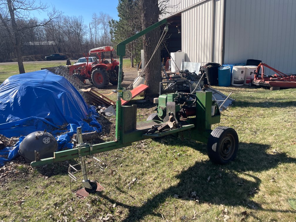 Towable Hydraulic Log Splitter