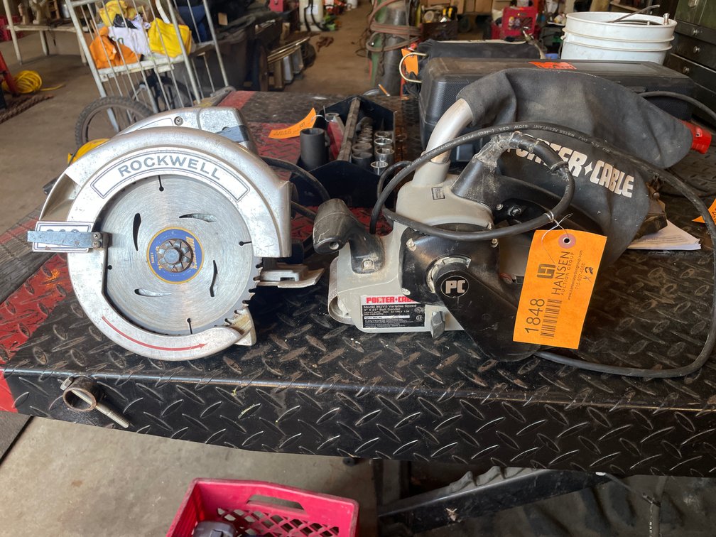 Rockwell Circular Saw and Porter-Cable Belt Sander