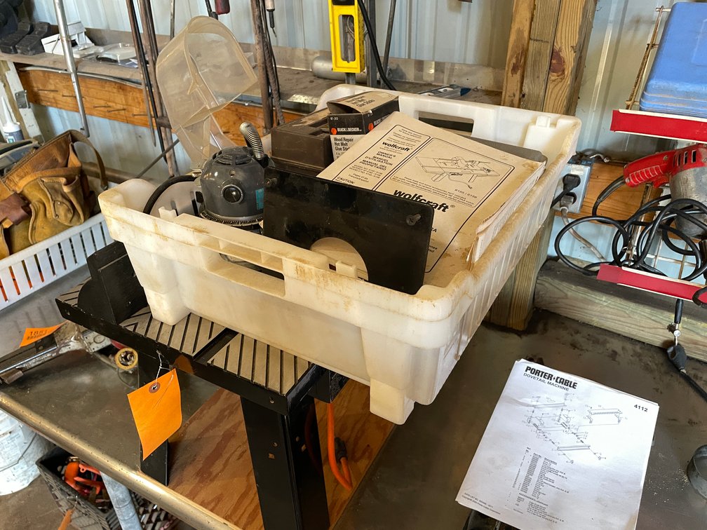Rockwell Router with Wolfcraft Router Table
