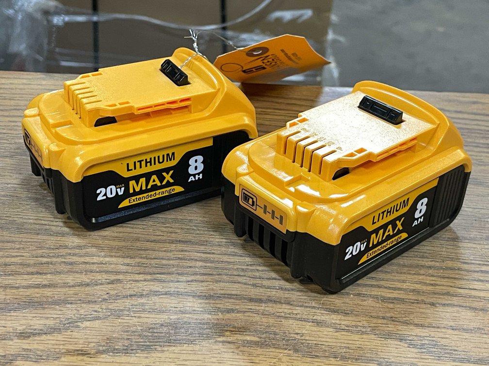 (2) 20 Volt Dewalt Compatible Batteries (PR13)