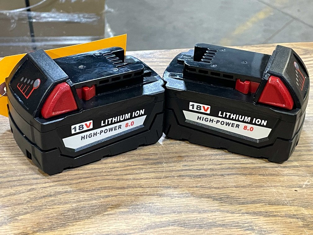 (2) Milwaukee Compatible 18volt 8.0ah Batteries (PR13)