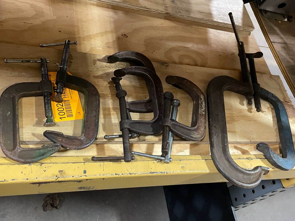 Lot of 8 C Clamps (PR13)