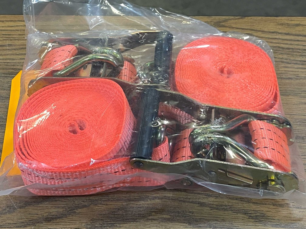 (2) Ratchet Straps, 1.5" Wide x 15' Long (PR13)