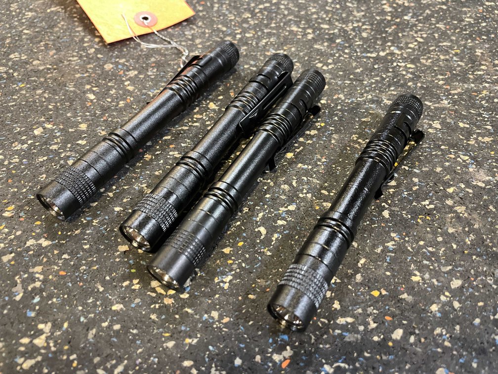 (4) LED Mechanic's Flashlights (PR12)