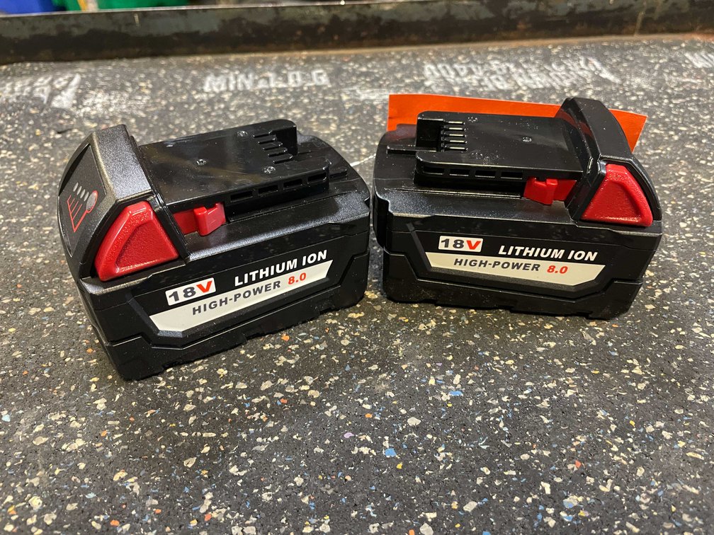 (2) Milwaukee Compatible 18 V 8.0ah Batteries (PR13)