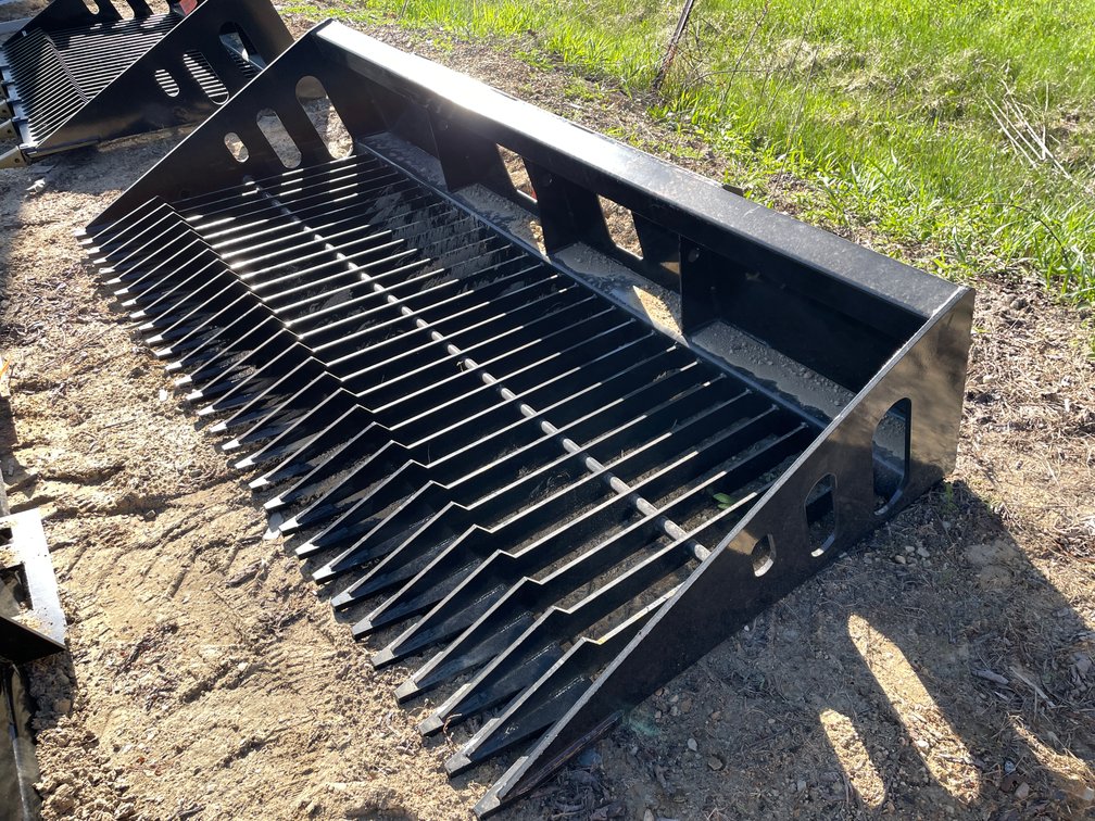 New Wolverine 84" Skid Steer Skelton High Side Bucket
