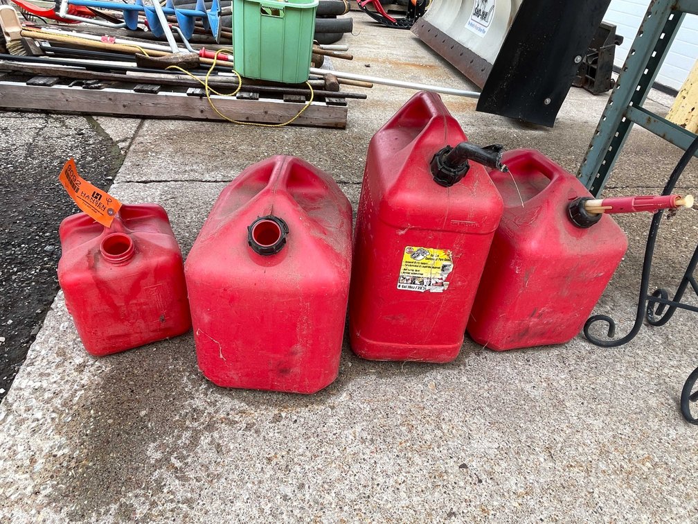 (4) Gas Cans (O3)