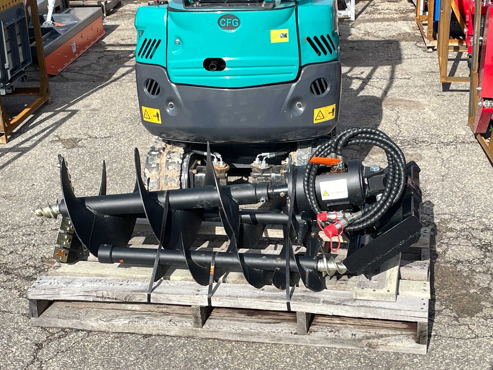 Unused Skid Steer Mini Post Hole Auger (O12)