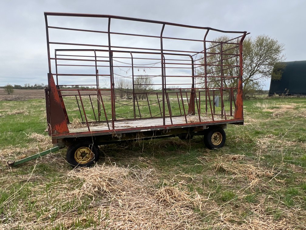 16' Hay Wagon on John Deere Running Gear