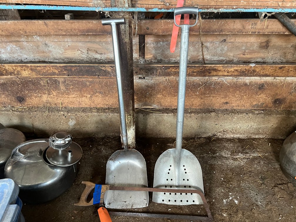 Stainless Shovels and Bone Saw