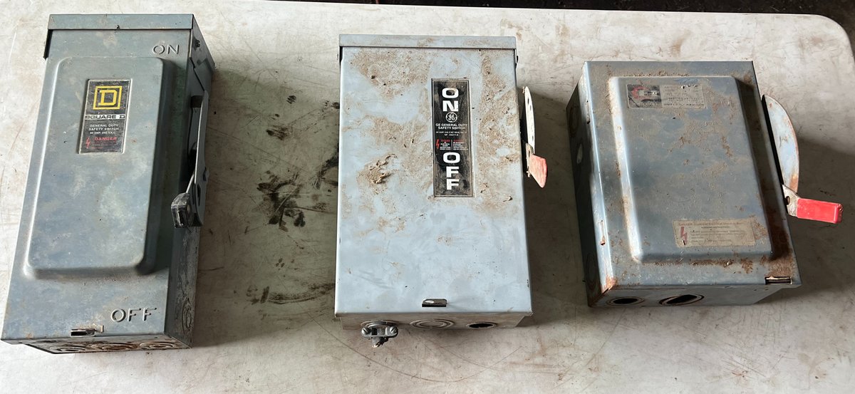 (3) Electrical Boxes