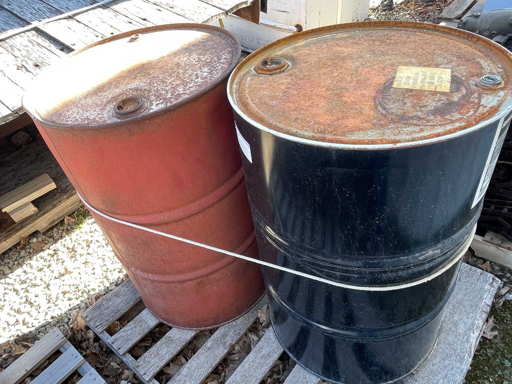 (2) Barrels of Used Antifreeze