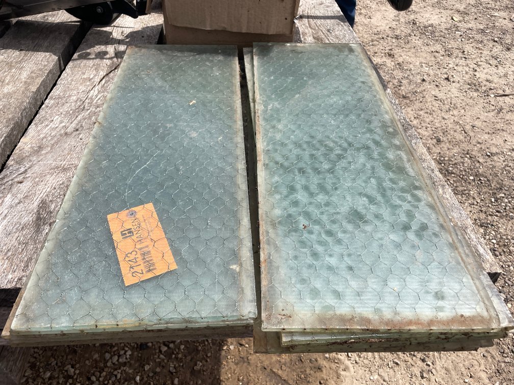 (13) Sheets of Decorative Glass