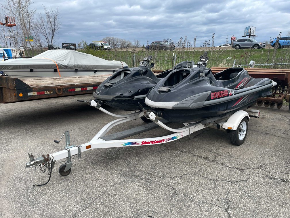Double PWC Shorelander Trailer & Waverunners