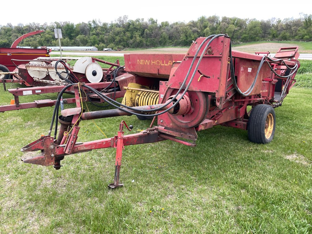 New Holland Small Square Baler with Thrower