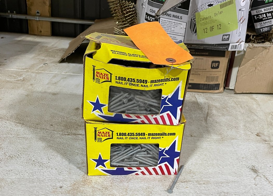 (2) Boxes Treated Lumber Nails