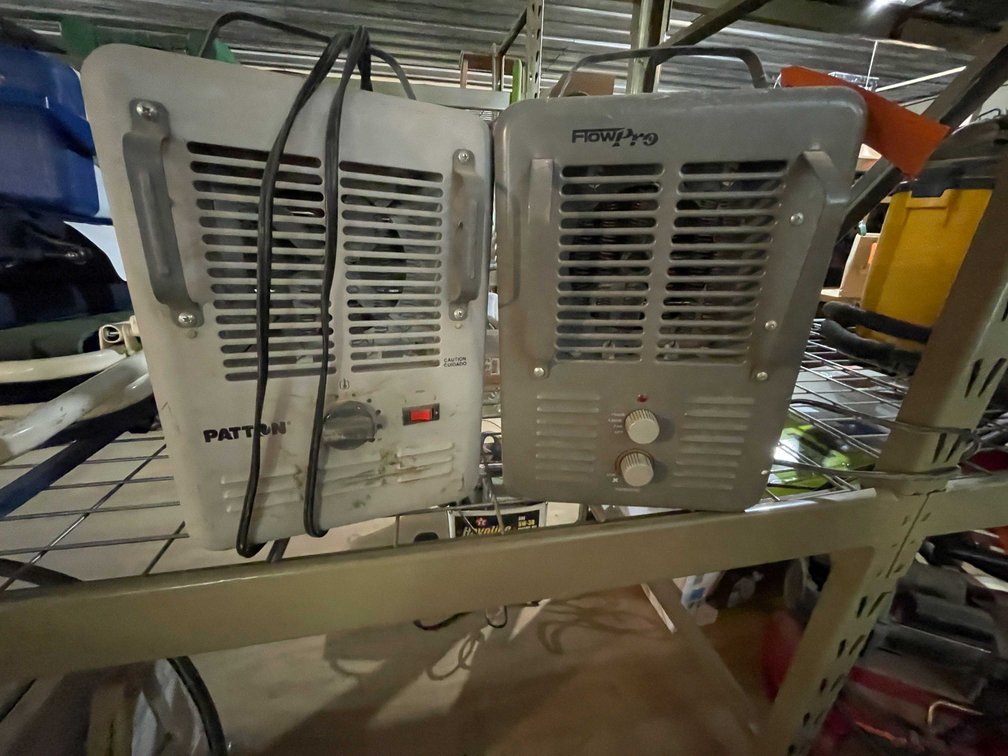 (2) Utility Heaters