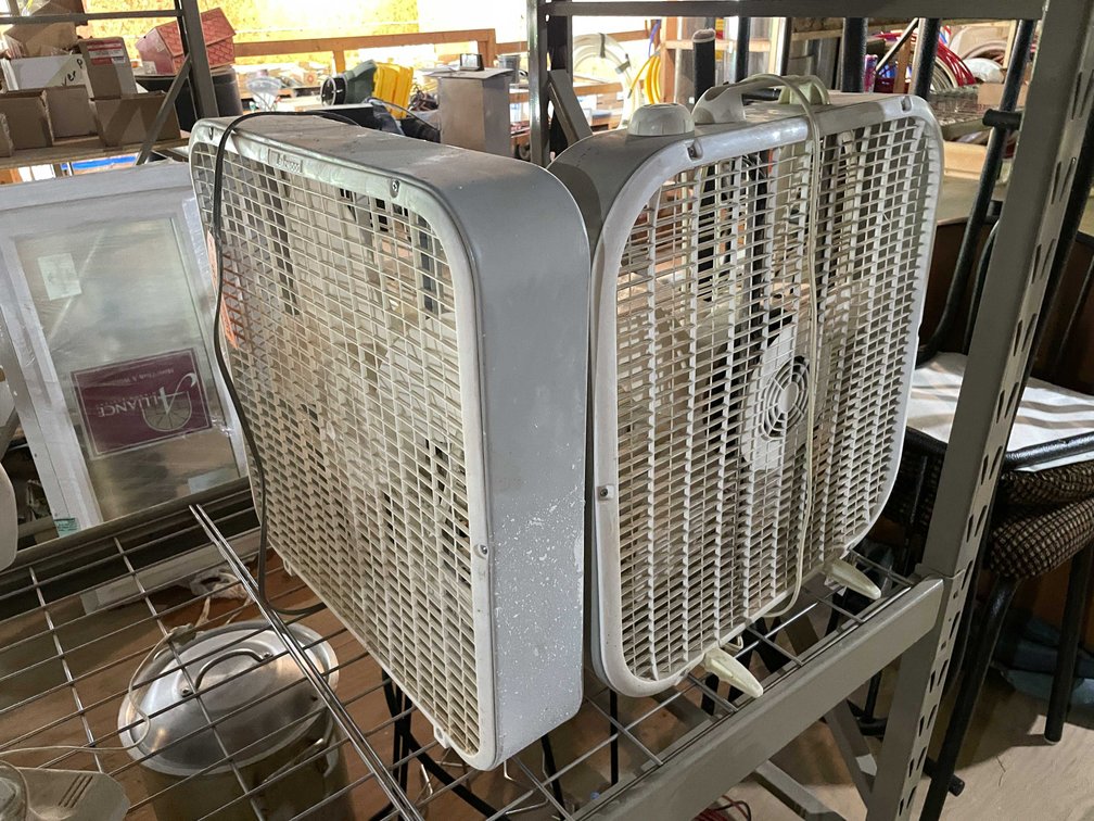 (2) Fans and Microwave