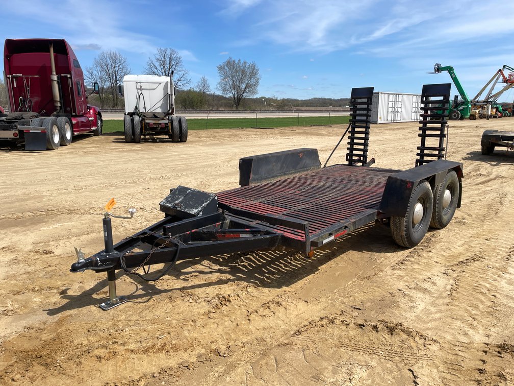 12' Skid Steer Trailer (No Title)