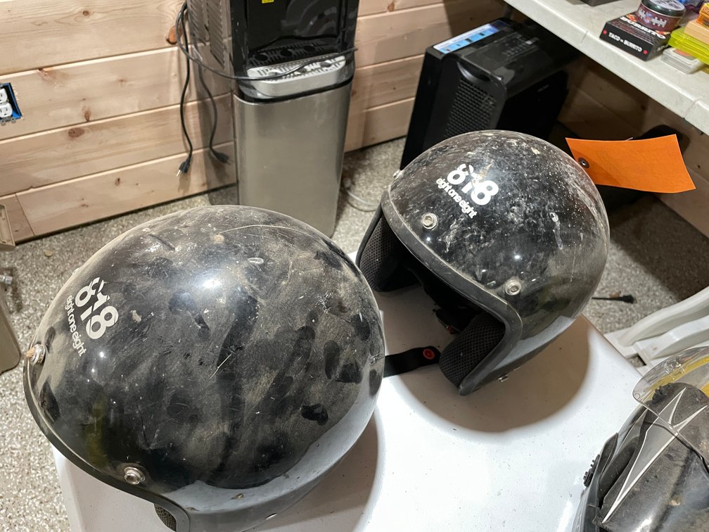 (2) Motorcycle Helmets