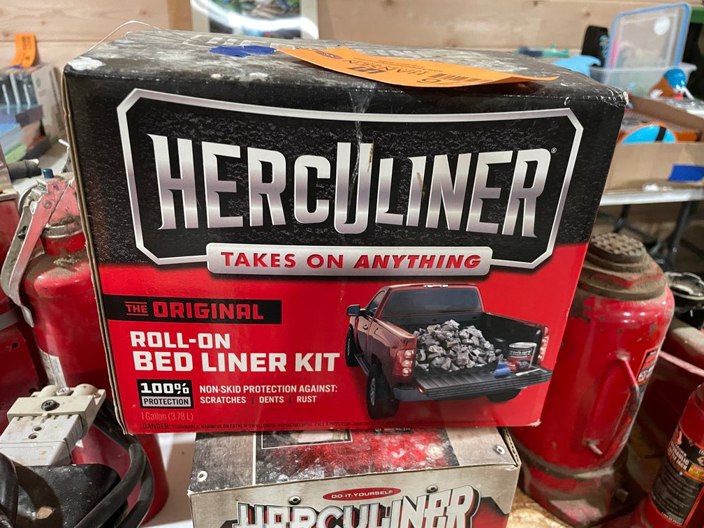 (2) Herculiner Roll-On Bed Liner Kits