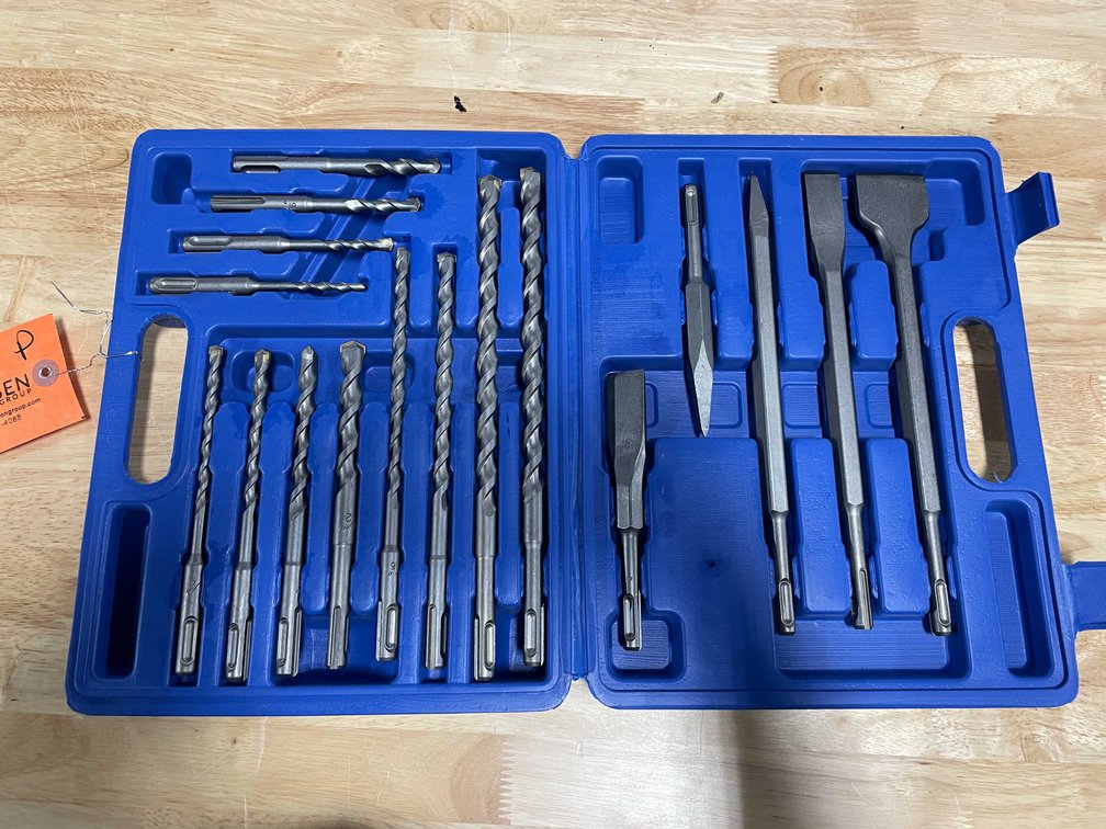 17 Piece Rotary Hammer Bit Set (CW)