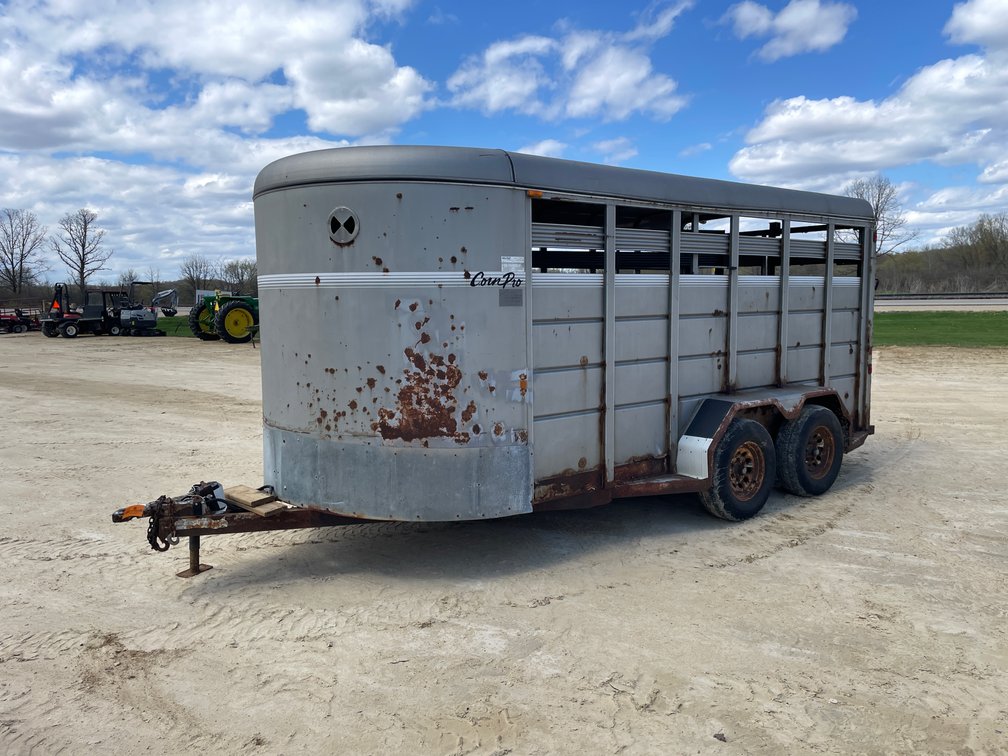 2004 Corn Pro 16' Tandem Axle Livestock Trailer (Has WI Title)