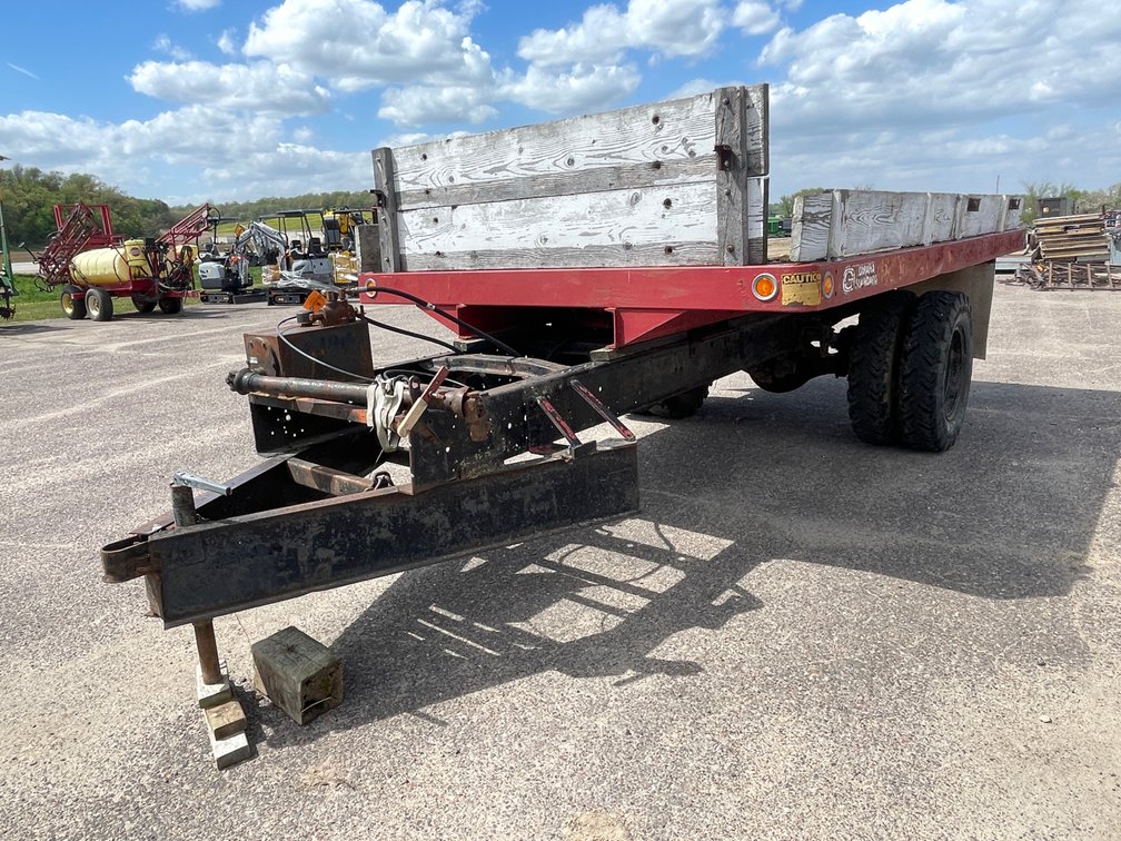 14' Dually Flatbed Dump Trailer