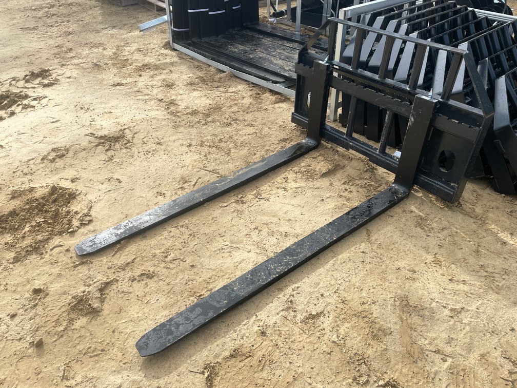 JCT Skid Steer Pallet Fork Frame with 60" Long Tines