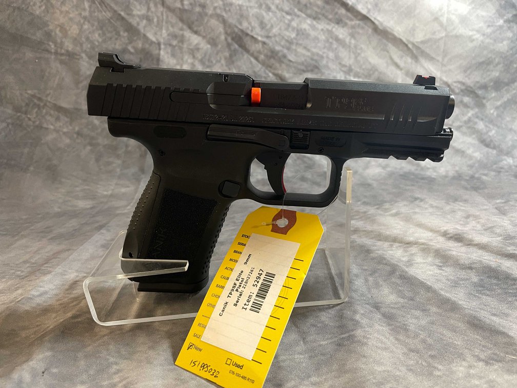 Canik  TP9SF Elite  9mm Luger  Pistol, SN: 21BH27261