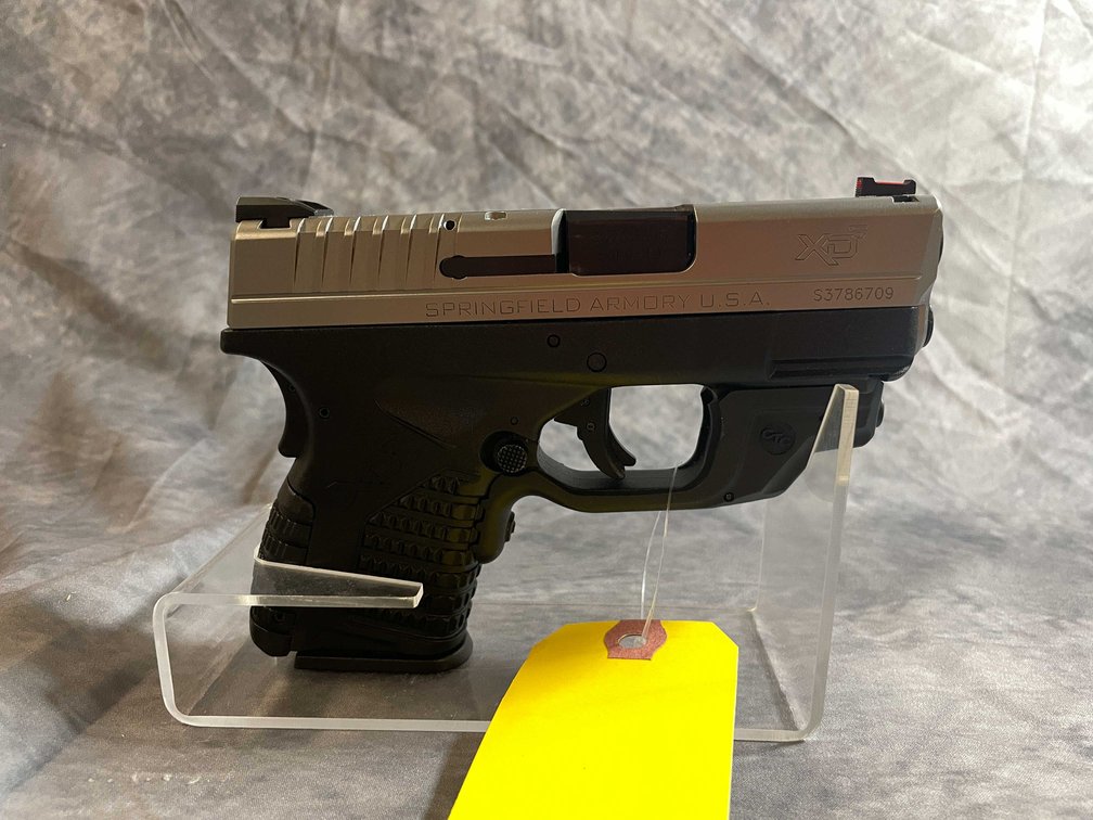 Springfield  XDS 9mm Luger  Pistol, SN: S3786709