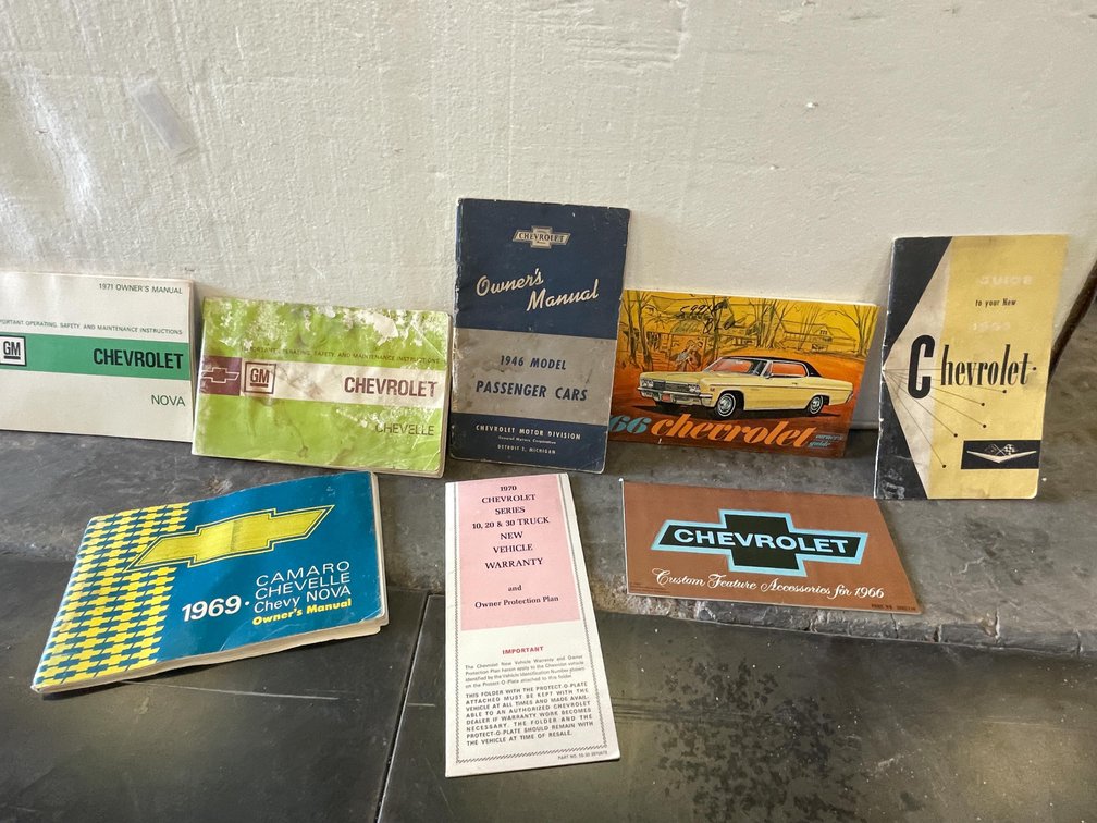 Vintage Ford, GM, and Chevrolet Owner's Manuals (Las Cruces, NM)