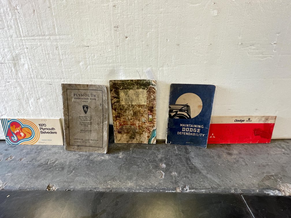 Vintage Dodge and Plymouth Owner's Manuals (Las Cruces, NM)