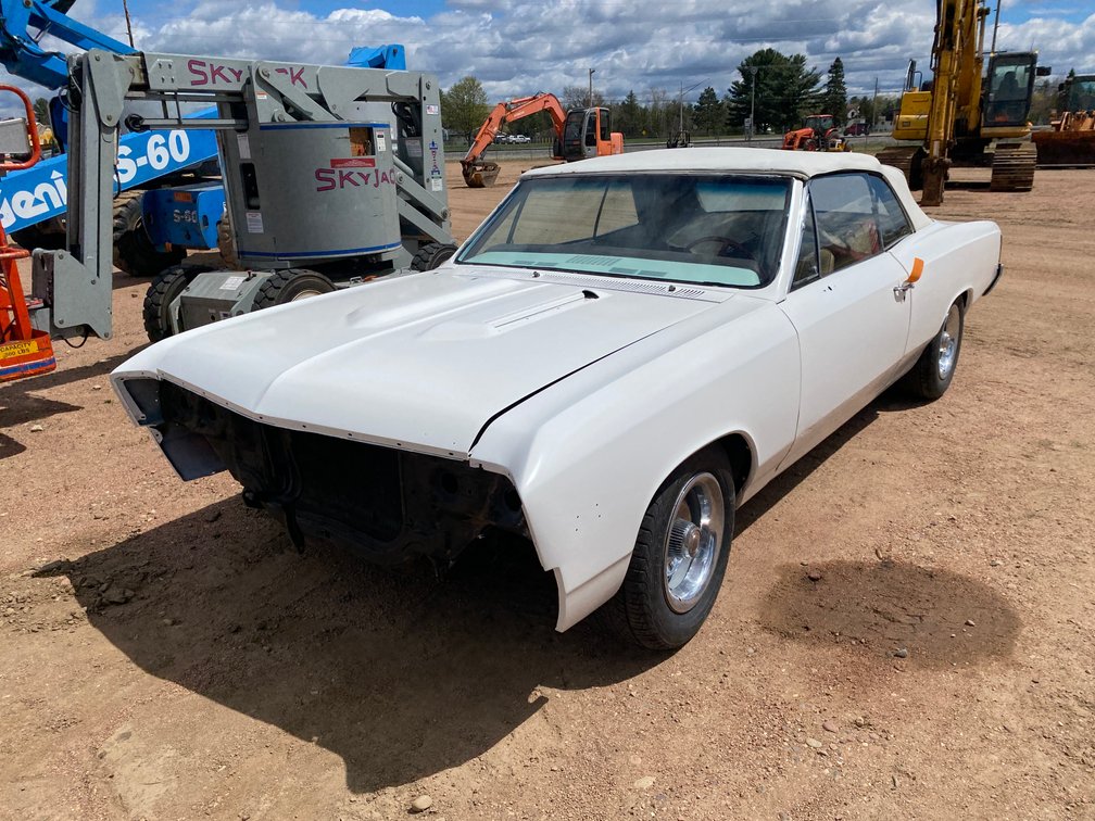1967 Chevy Chevelle Convertible Project Car (Has WI Title) (Nitke Yard-Mosinee, WI)