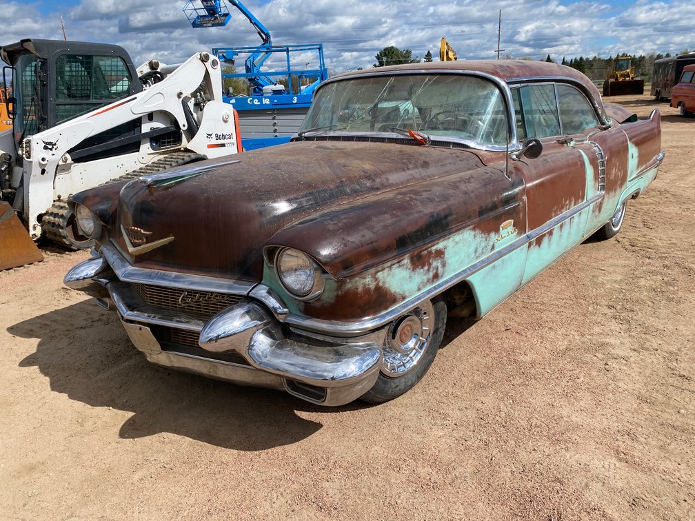 1956 Cadillac De Ville Sedan (Title In Delay) (Nitke Yard-Mosinee, WI)