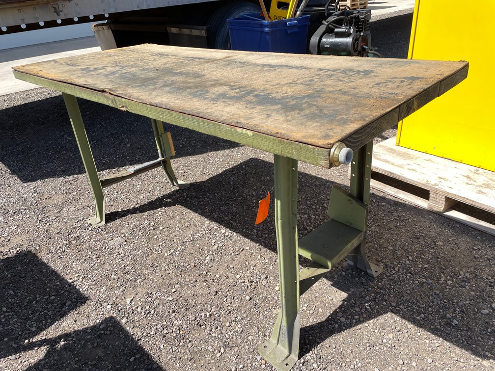 Metal Top Workbench