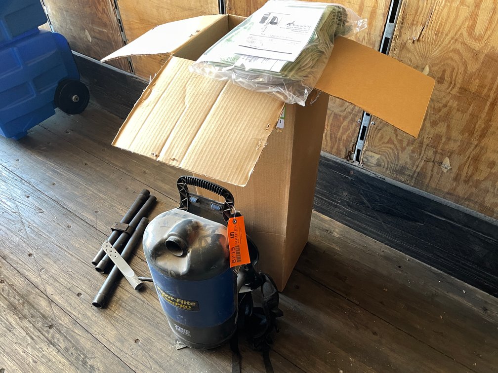 (2) Backpack Canister Vacuums