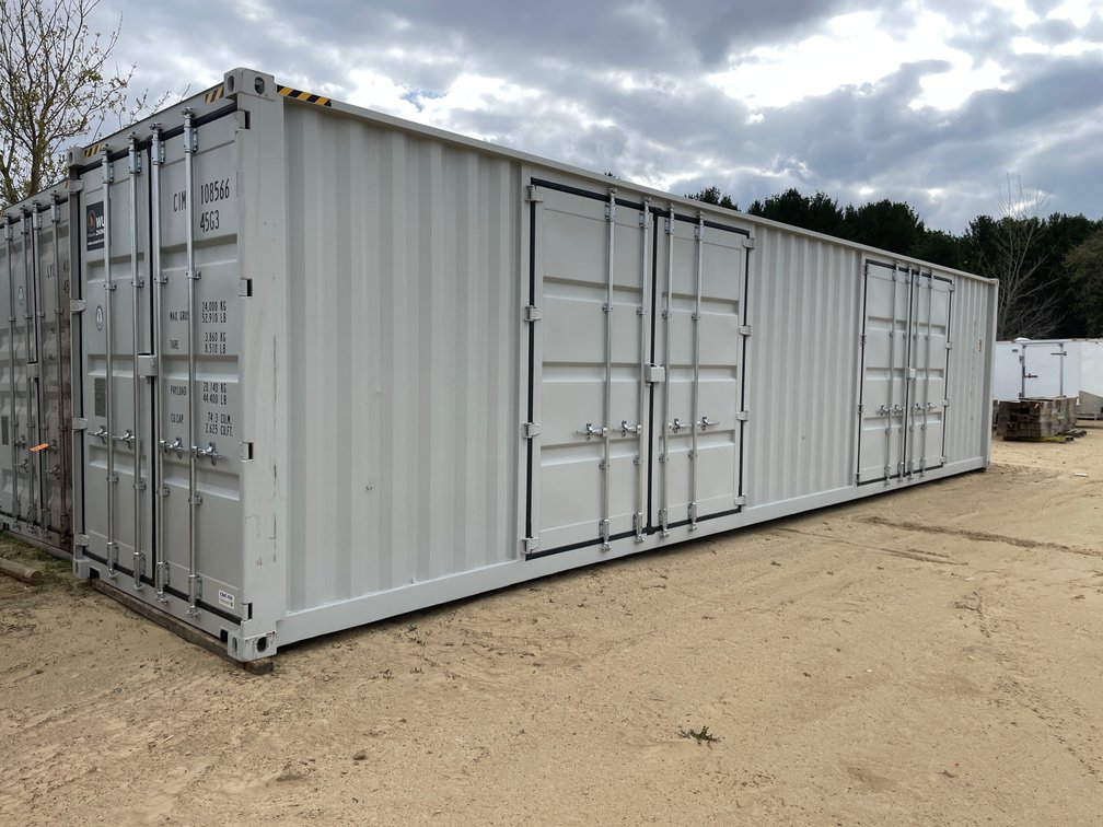40' High Cube Multi Door Single Use Shipping Container