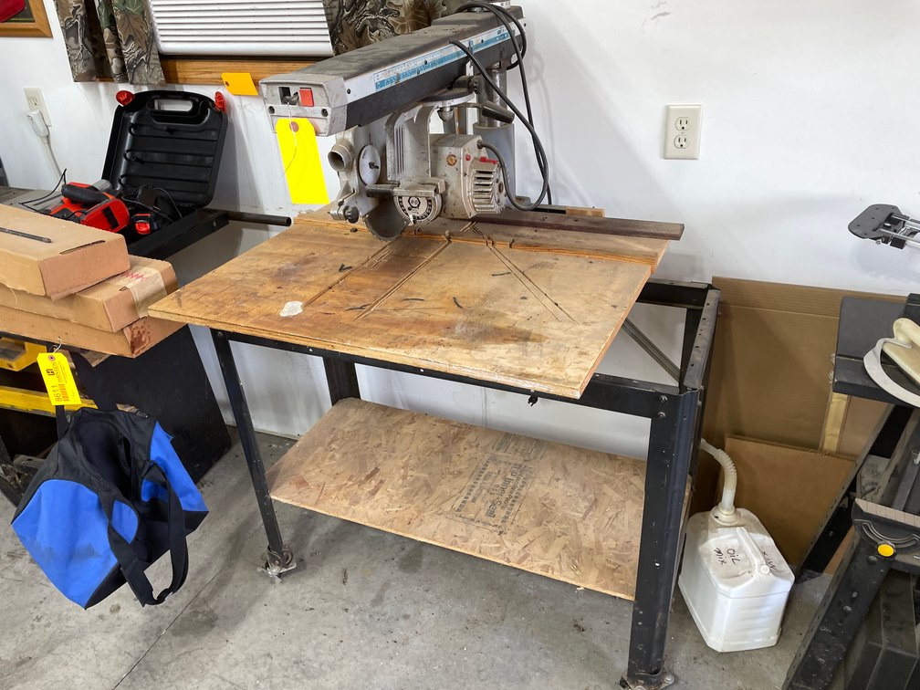 DeWalt Radial Arm Saw on Rolling Stand