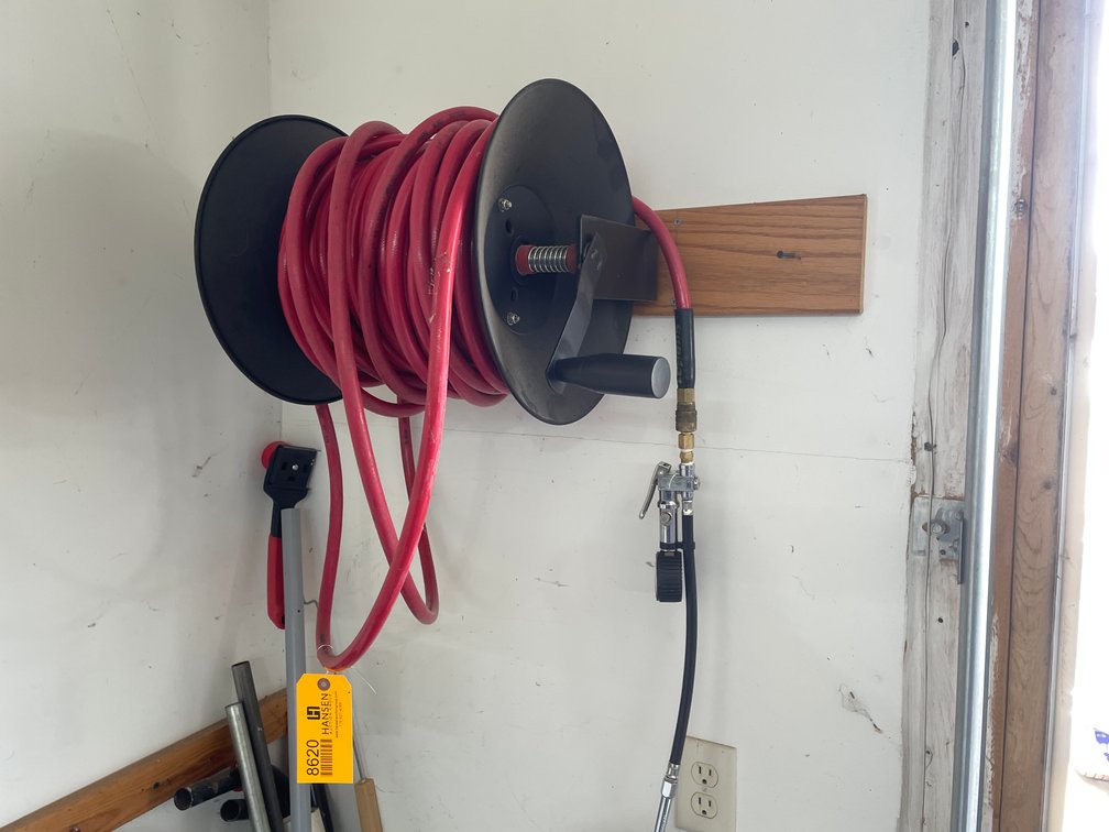 Wall Mount Air Hose Reel with Hose